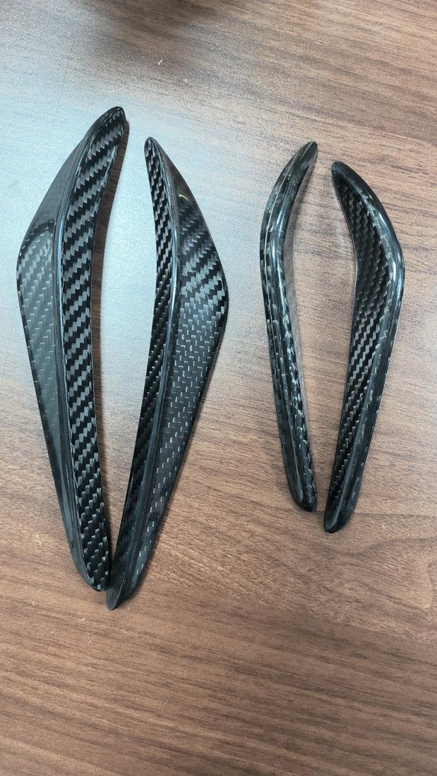 Custom carbon fiber automotive parts and trim