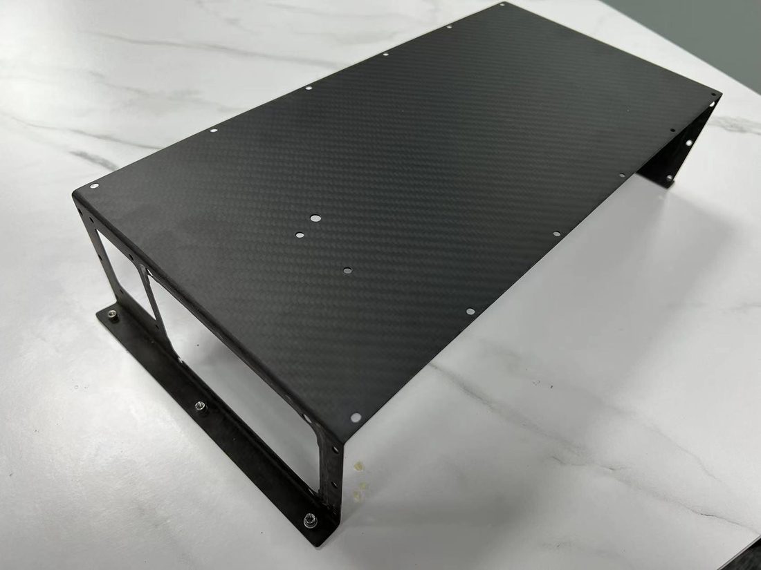 Custom carbon fiber industrial equipment housing