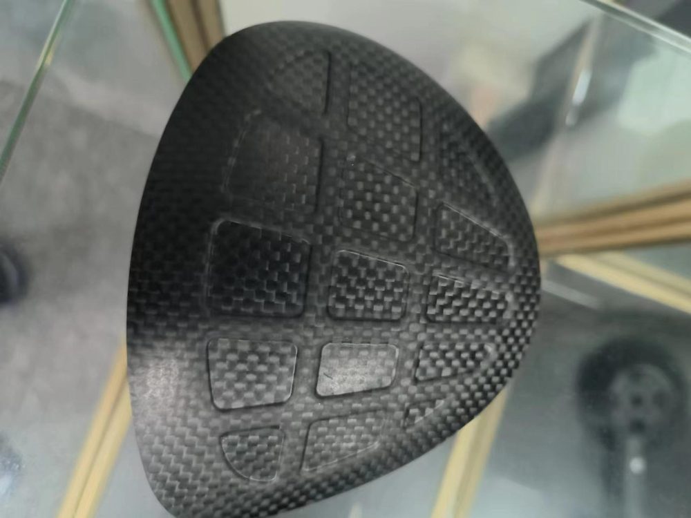 Round carbon fiber tube — 3K twill roll-wrapped