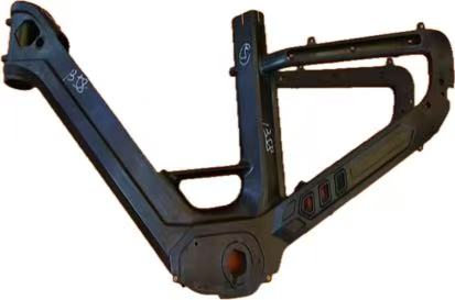 E-BIK electric bicycle frame — LFT carbon fiber injection molded