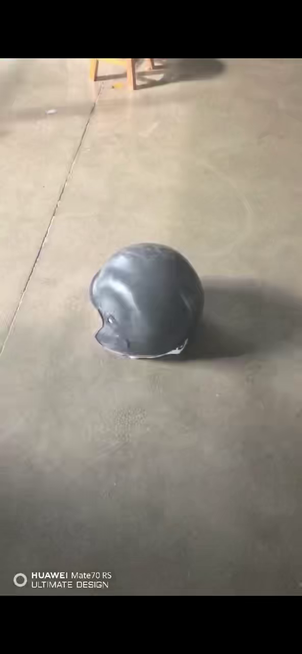 Police helmet — LFT long carbon fiber injection molded